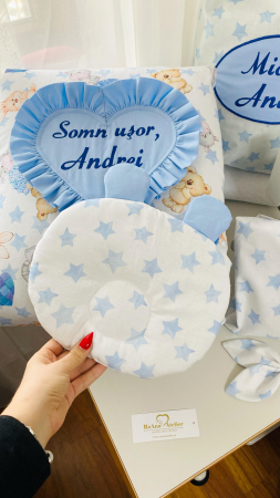 Lenjerie de patut Stelute Albastre [10]