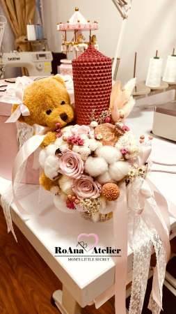 Lumanari Botez - Lumanare Botez Baby Bear