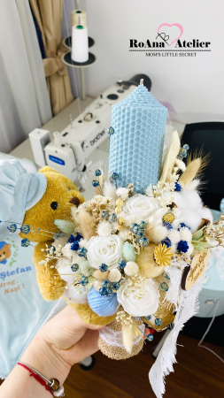 Lumanare Botez Blue Bear [3]