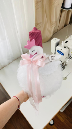 Lumanare Botez Lebada Tutu