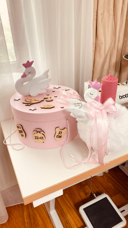 Lumanare Botez Lebada Tutu [4]