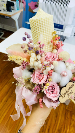 Lumanare Botez Milky White [3]