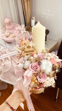 Lumanare Botez Milky White [2]