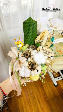 Lumanare Botez Safari verde [3]