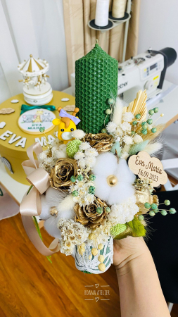 Lumanare Botez Safari verde [4]