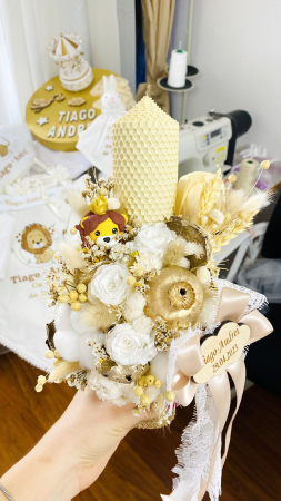 Lumanare Botez Vanilie Leut [7]