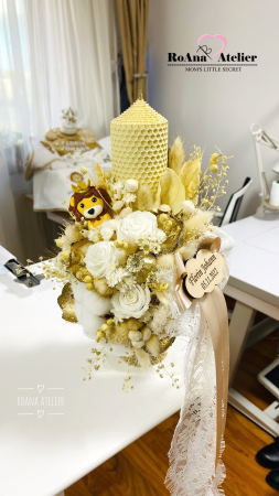 Lumanare Botez Vanilie Leut [4]