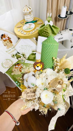 Lumanare Botez Verde deschis Simba [1]