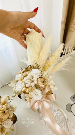 Lumanare Botez White and Gold [1]