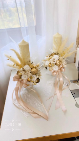 Lumanare Botez White and Gold [3]