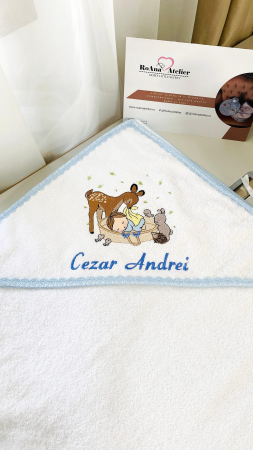 Prosop cu capison bebelus personalizat cu nume [2]