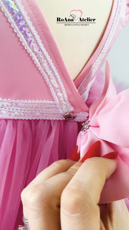 Rochita Anabella cu botosei roz [5]