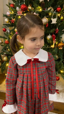 Rochite Fetite - Rochita carouri cu guleras alb