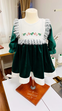 Rochii - Rochita Craciun Emerald Dream