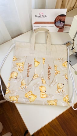Gradinita - Saculet gradinita ursuleti personalizat