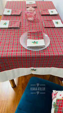 Servet textil Christmas Flower [2]