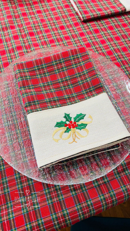Craciun - Servet textil Christmas Flower