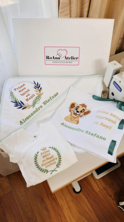 Prima Baita - Set Prima Baita cu Nasii Simba personalizat nume