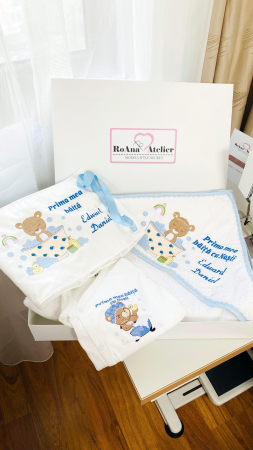 Prima Baita - Set Prima Baita Ursulet Albastru