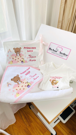 Set Prima Baita Ursulet Roz