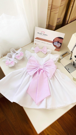 Set Rochita alba Linda fara manecute [0]