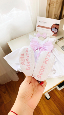 Set Rochita alba Linda fara manecute [1]
