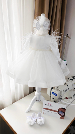 Rochite Mini Bride - Set Rochita Botez Ada Alba