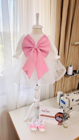 Rochite Botez - Set Rochita Botez Amedea Alba cu Funda Roz