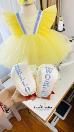 Set Rochita Botez Felicia galbena [1]