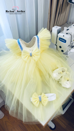 Set Rochita Botez Felicia galbena [4]