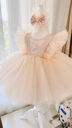 Set Rochita Botez Mirabela bej caisa [1]