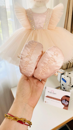 Set Rochita Botez Mirabela bej caisa [5]