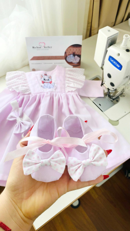 Set Rochita cu body Marie maneca lunga 3 piese [5]