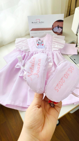 Set Rochita cu body Marie maneca lunga 3 piese [7]