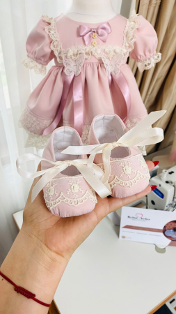Set Rochita de Botez Rosalie Roz Pudrat [3]