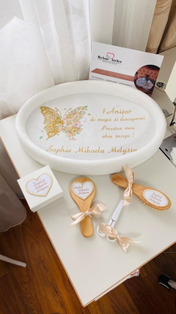 Tavite Mot Turta - Set Tavita Mot Alba Golden Butterfly