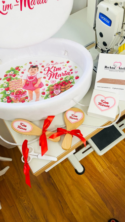 Set Tavita Mot Cu Capac Alba Strawberry Personalizata [2]