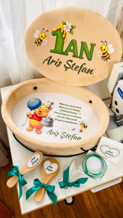 Tavite Mot Turta - Set Tavita Mot Cu Capac Bej Winnie