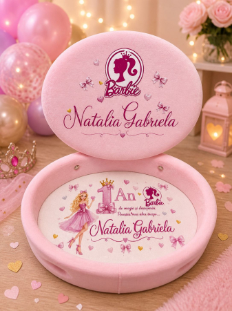 Set Tavita Mot Cu Capac Roz Barbie [4]