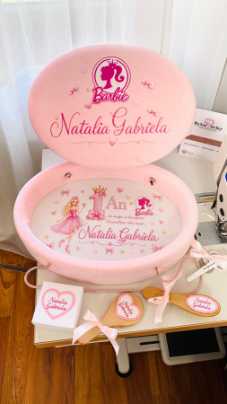 Tavite Mot Turta - Set Tavita Mot Cu Capac Roz Barbie
