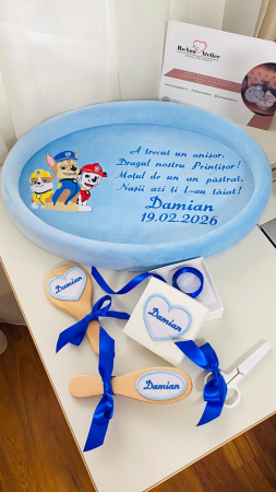 Tavite Mot Turta - Set Tavita Mot Patrula Catelusilor personalizata