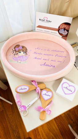 Set Tavita Mot Printesa Mov Personalizata [2]