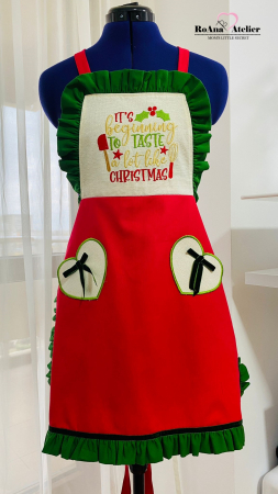 Sorturi personalizate - Sort rosu cu verde de Craciun