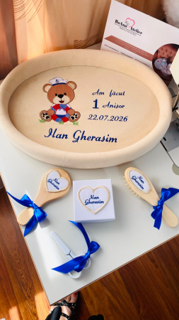 Tavite Mot Turta - Tavita Mot Bej Ursulet Marinar personalizata