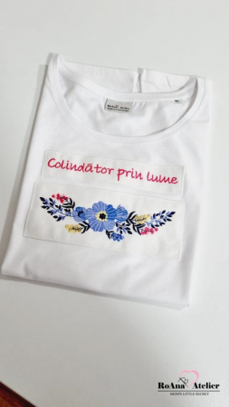 Diverse - Tricou brodat Colindator prin Lume