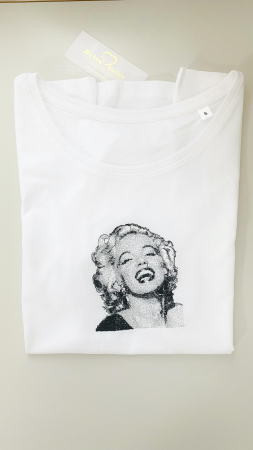 Diverse - Tricou brodat Marilyn Monroe