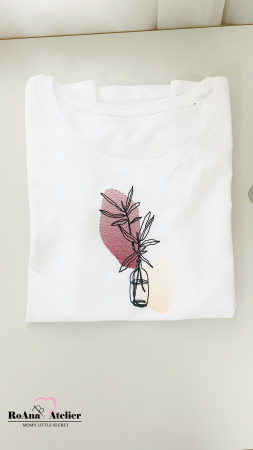 Tricou brodat Spring Flower