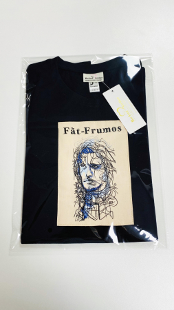 Tricouri brodate - Tricou negru brodat Fat-Frumos