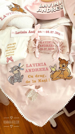 Trusou Botez Bambi Roz [3]