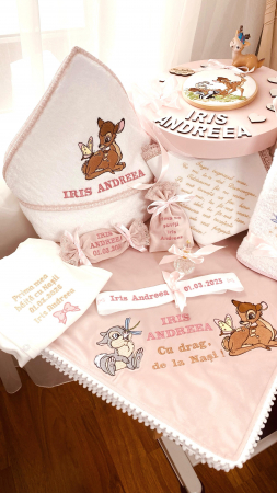 Trusou Botez Bambi Roz [4]